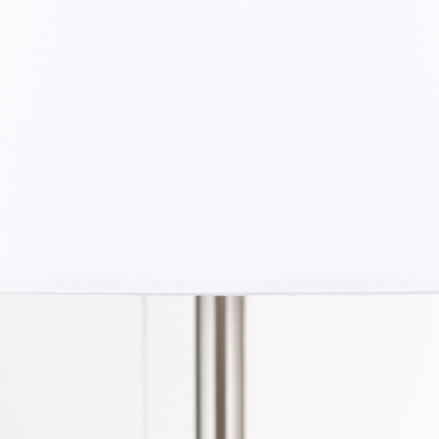 Laualamp USB pordiga LUDWIG 1xE27/40W/230V 50 cm valge/matt kroom