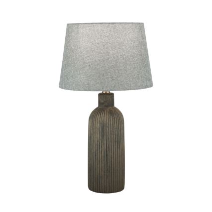 Laualamp ORCHID 1xE27/40W/230V keeramika pruun/hall