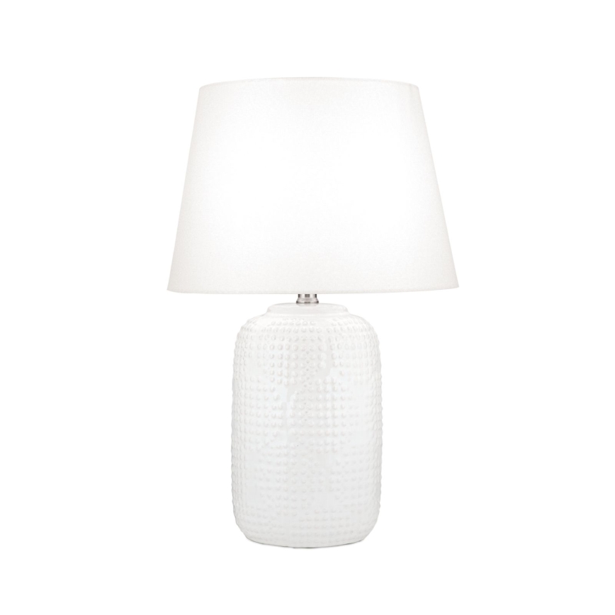 Laualamp CORAL 1xE27/40W/230V keeramika/valge