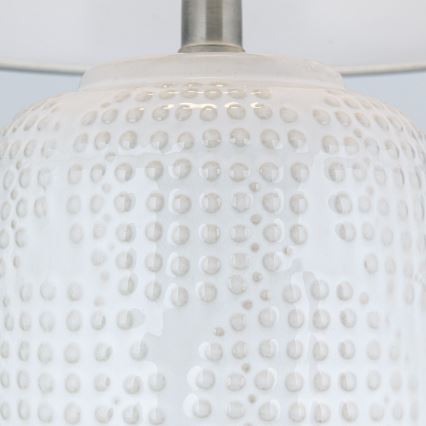 Laualamp CORAL 1xE27/40W/230V keeramika/valge