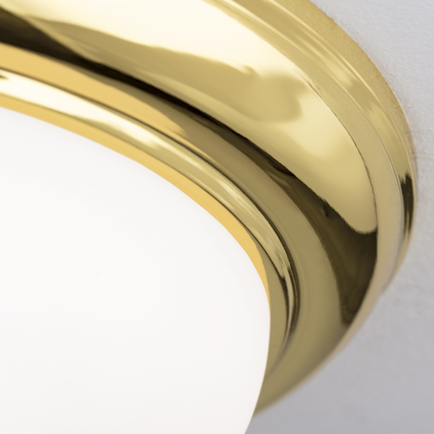 Laelamp EMPIRA 2xE14/40W/230V läbimõõt 26,5 cm kuldne