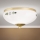 Orion - Laelamp LANDHAUS 1xE27/60W/230V läbimõõt 21 cm messing/valge/roheline