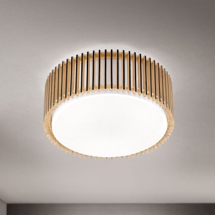 Laelamp TARTA 3xE27/40W/230V läbimõõt 40 cm beež
