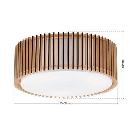 Laelamp TARTA 3xE27/40W/230V läbimõõt 40 cm beež