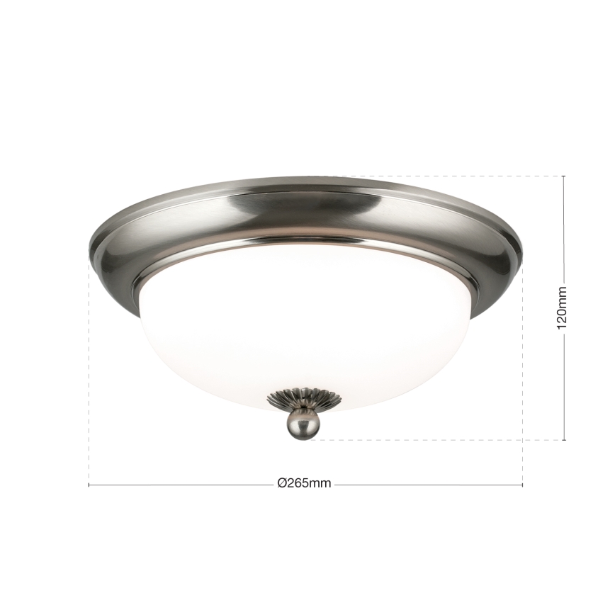 Laelamp EMPIRA 2xE14/40W/230V, läbimõõt 26,5 cm, mattkroom
