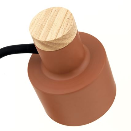 Laualamp GILI 1xE27/40W/230V telliskivipunane