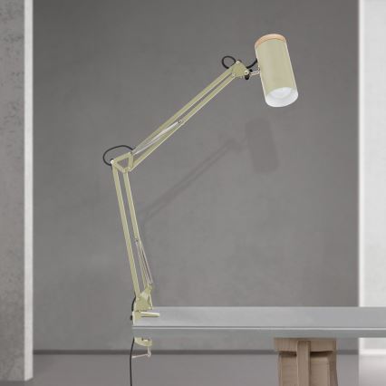 Laualamp kinnitusklambriga GILI 1xE27/40W/230V roheline