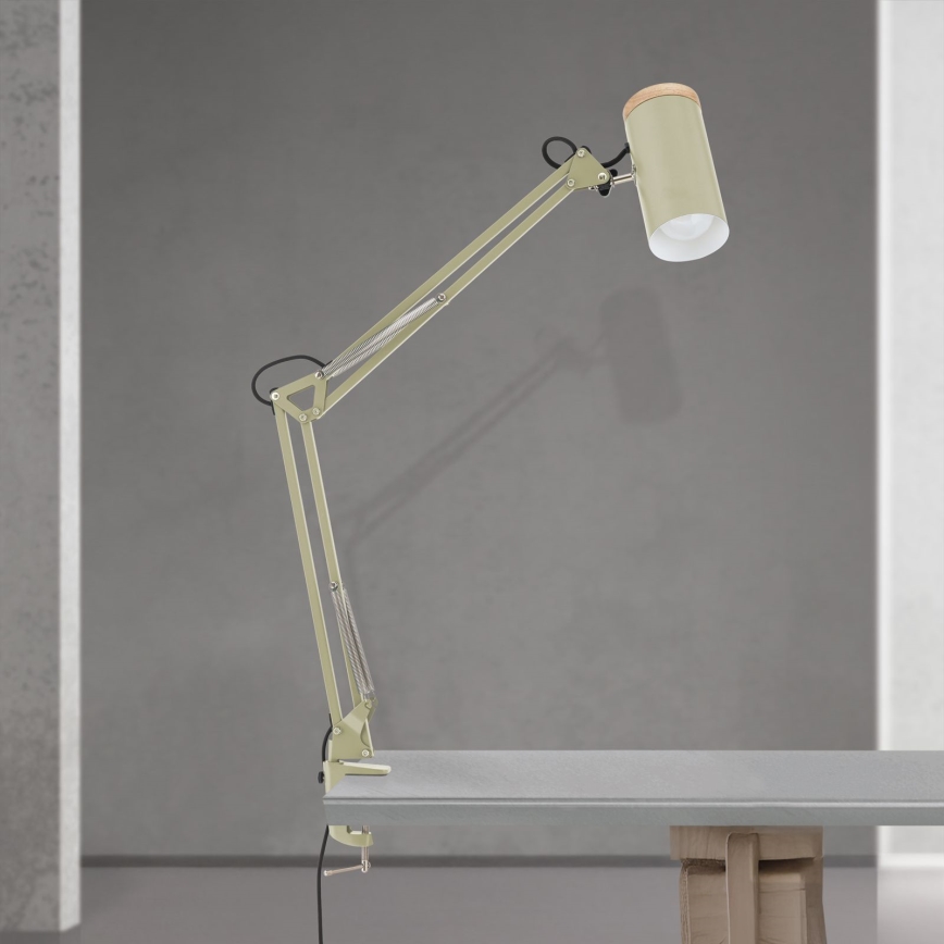 Laualamp kinnitusklambriga GILI 1xE27/40W/230V roheline