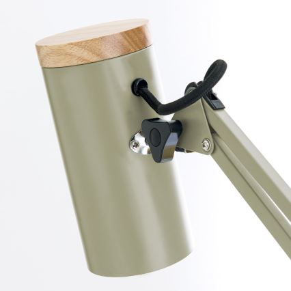 Laualamp kinnitusklambriga GILI 1xE27/40W/230V roheline