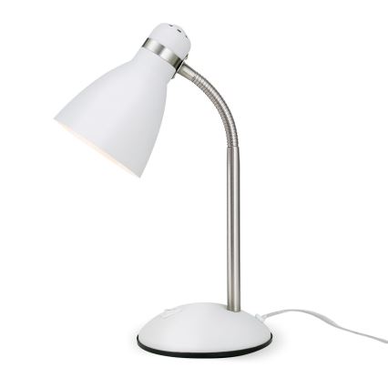 Laualamp SCHOOL 1xE27/40W/230V valge/mattkroom