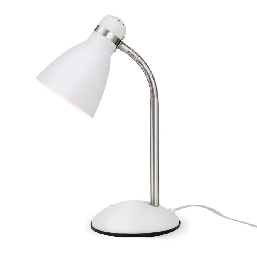 Laualamp SCHOOL 1xE27/40W/230V valge/mattkroom