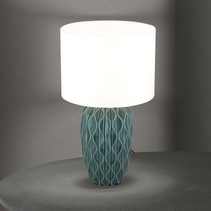 Laualamp TORTUGA 1xE27/40W/230V roheline/valge