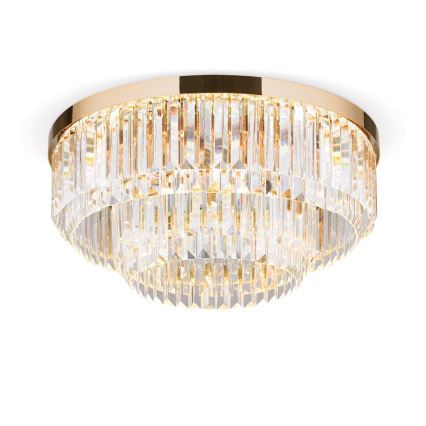 LED Hämardatav kristallist laevalgusti PRISM LED/80W/230V d. 55 cm 24K kuldne