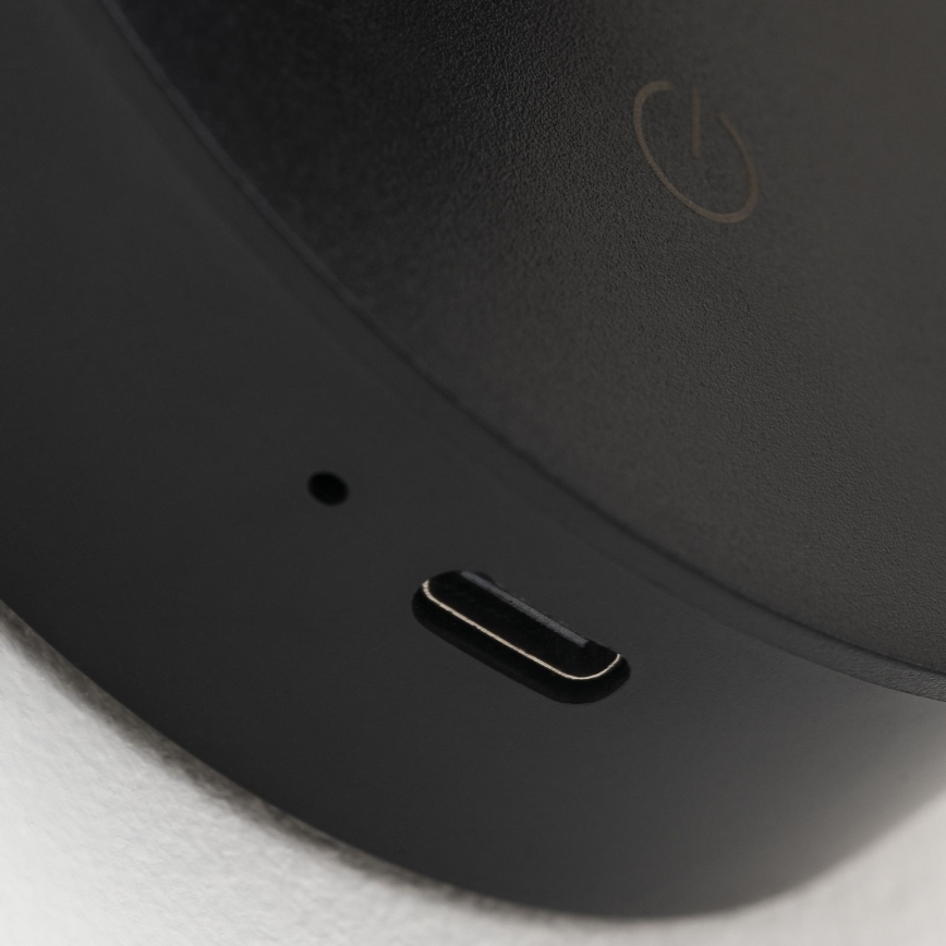 LUXY LED/1W/5V hämardatav, laetav puutekontrolliga seinapunktvalgusti 2200 mAh 2700/3000/4000K must