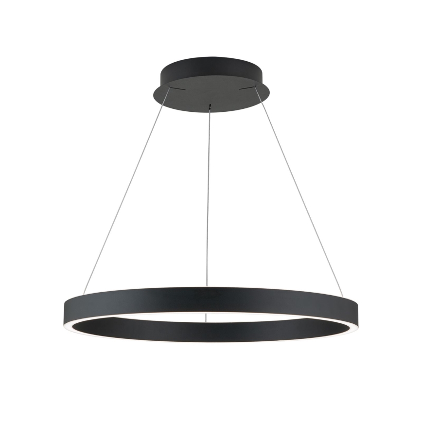 hämardatav LED-rippvalgusti kaablil KOLK LED/60W/230V 2700/3000/4000K läbimõõt 60 cm must