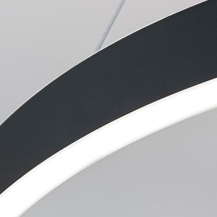 hämardatav LED-rippvalgusti kaablil KOLK LED/60W/230V 2700/3000/4000K läbimõõt 60 cm must