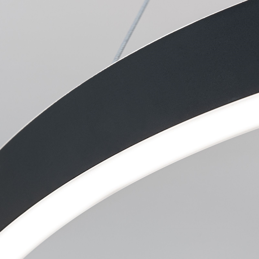 hämardatav LED-rippvalgusti kaablil KOLK LED/60W/230V 2700/3000/4000K läbimõõt 60 cm must