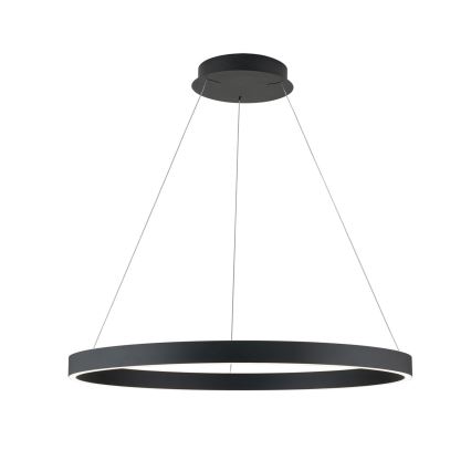 Hämardatav LED-rippvalgusti kaabliga KOLK LED/80W/230V 2700/3000/4000K läbimõõt 80 cm must