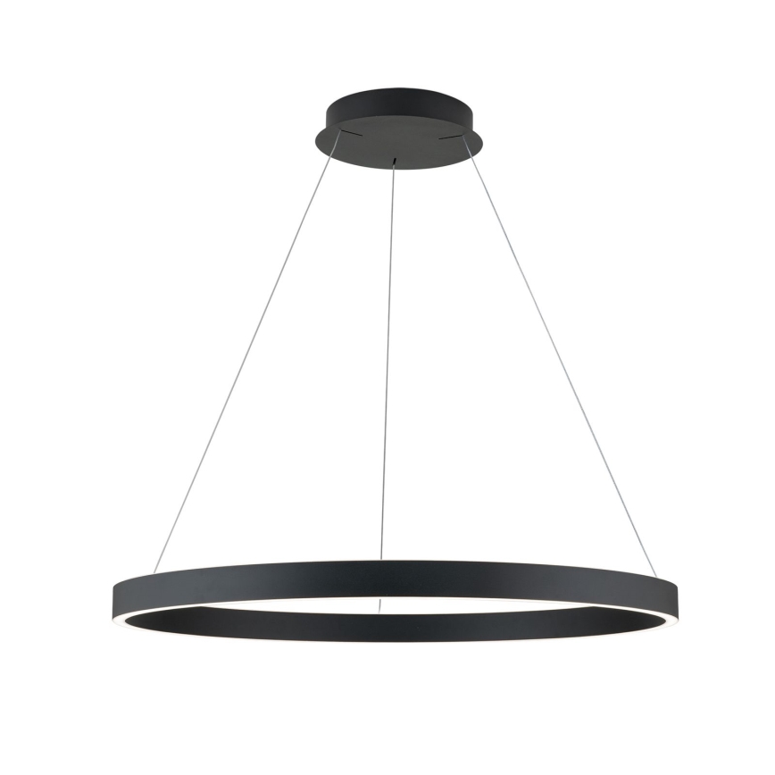 Hämardatav LED-rippvalgusti kaabliga KOLK LED/80W/230V 2700/3000/4000K läbimõõt 80 cm must
