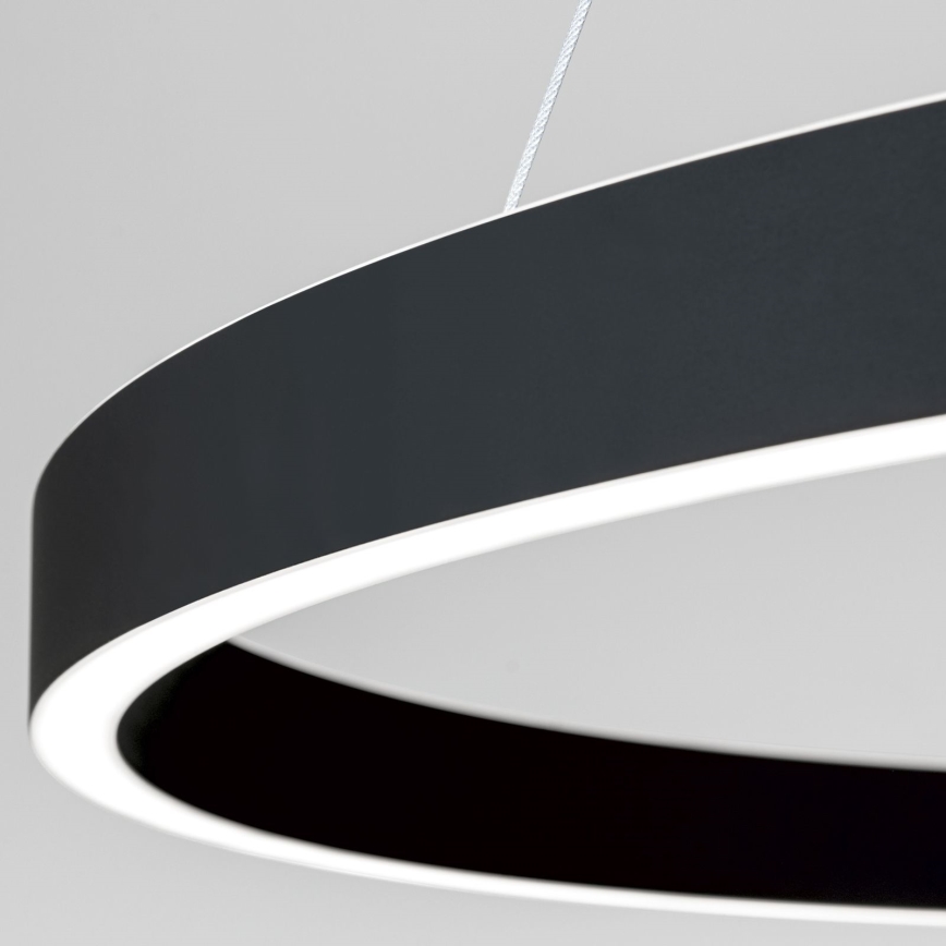 Hämardatav LED-rippvalgusti kaabliga KOLK LED/80W/230V 2700/3000/4000K läbimõõt 80 cm must