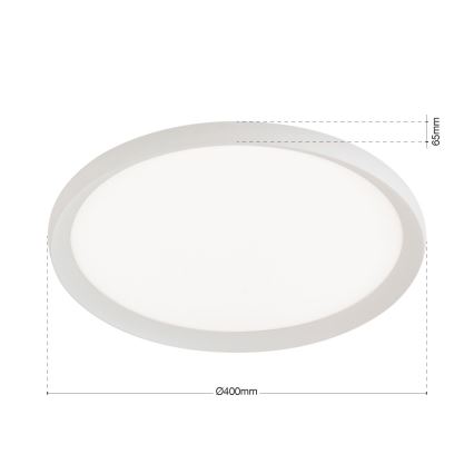 LED laelamp KANT LED/30W/230V 2700/3000/4000K läbimõõt 40 cm valge