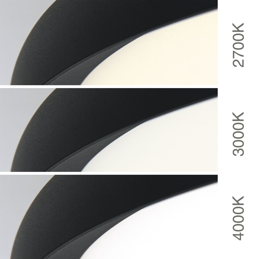 LED laelamp KANT LED/50W/230V 2700/3200/4000K, läbimõõt 60 cm, must