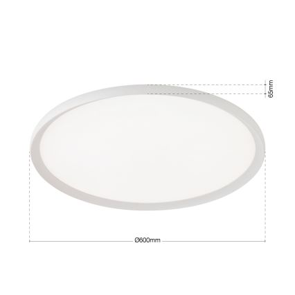 LED laelamp KANT LED/50W/230V 2700/3200/4000K, läbimõõt 60 cm, valge