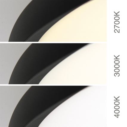 LED laelamp KANT LED/66W/230V 2700/3000/4000K läbimõõt 80 cm must