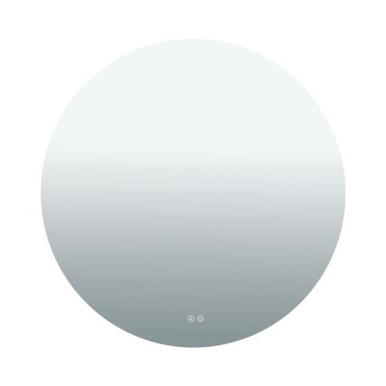 Vannitoa LED-seinale paigaldatav soojendusega peegel tagantvalgustusega FOCUS LED/27W/230V 3000/4200/6000K läbimõõt 80 cm IP44