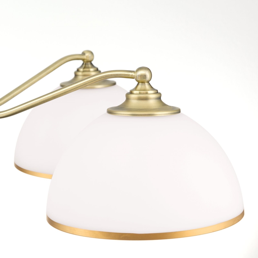 Lühter OLD LAMP 5xE27/40W/230V d. 75 cm valge/messing