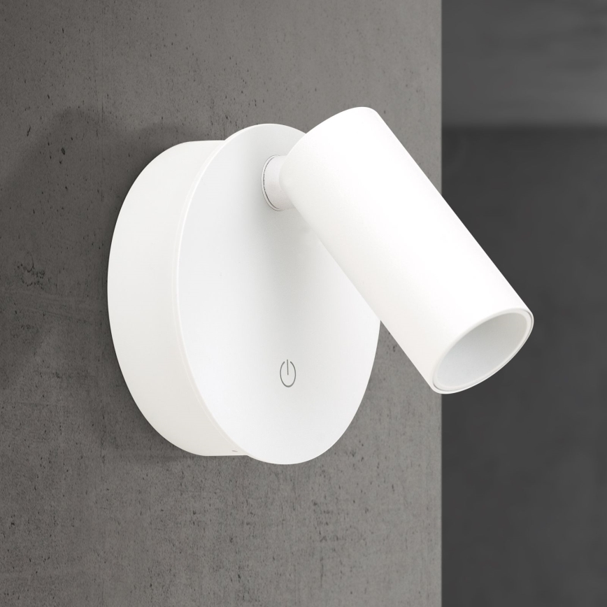 LED hämardatav laetav puutetundlik seinapunktvalgusti LUXY LED/1W/5V 2200 mAh 2700/3000/4000K valge