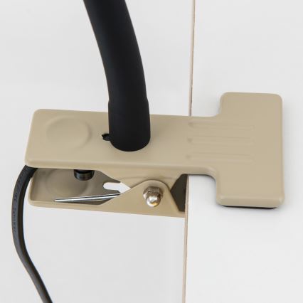 Painduv laualamp klambriga DOTTY 1xGU10/10W/230V beež/must