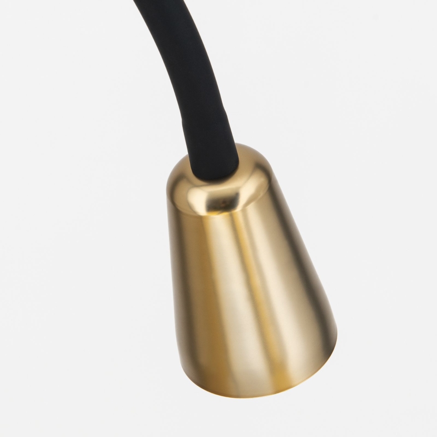 Reguleeritav põrandalamp DOTTY 1xGU10/10W/230V must/messing