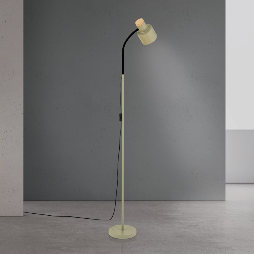 Põrandalamp GILI 1xE27/40W/230V roheline