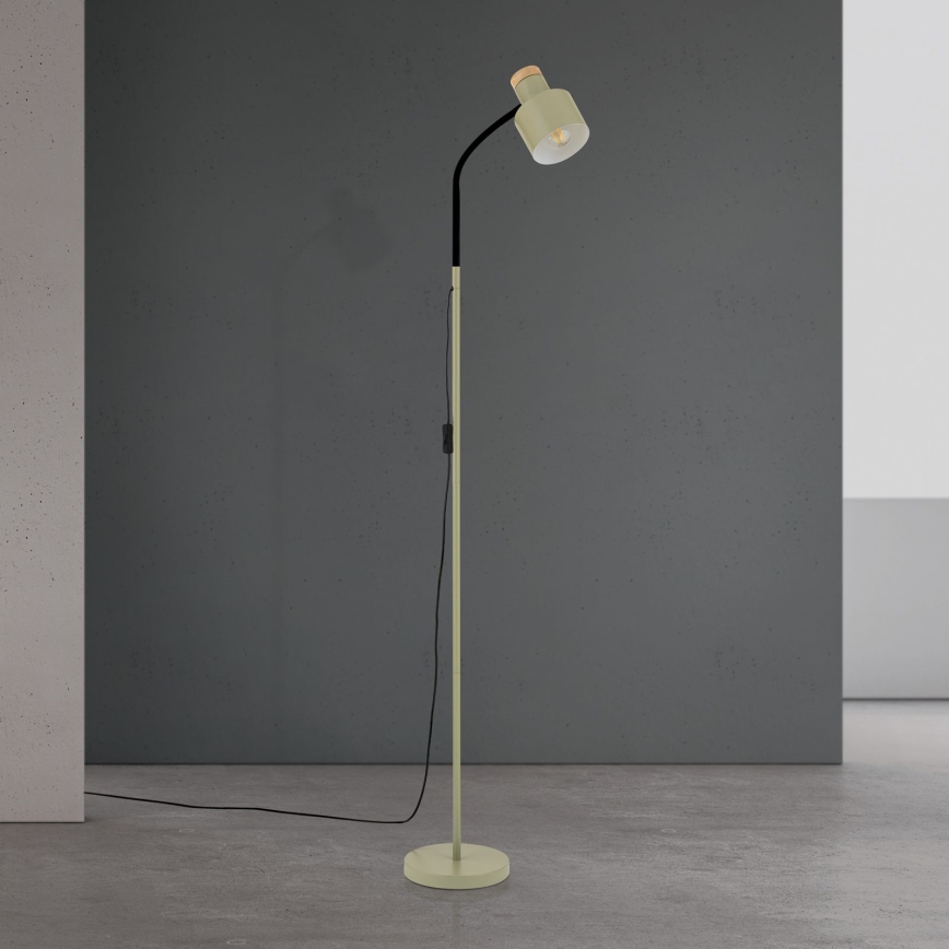 Põrandalamp GILI 1xE27/40W/230V roheline