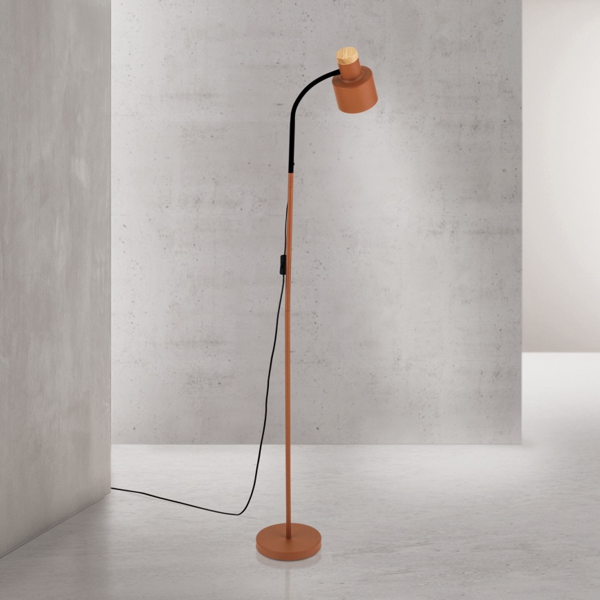 Põrandalamp GILI 1xE27/40W/230V telliskivipunane