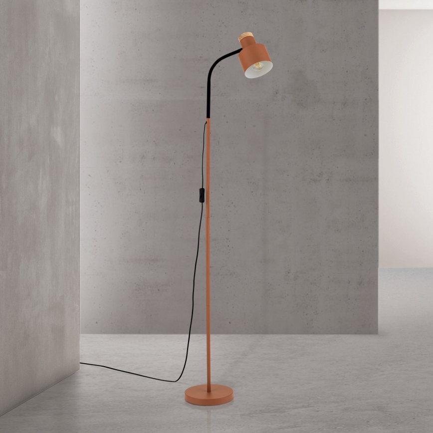 Põrandalamp GILI 1xE27/40W/230V telliskivipunane