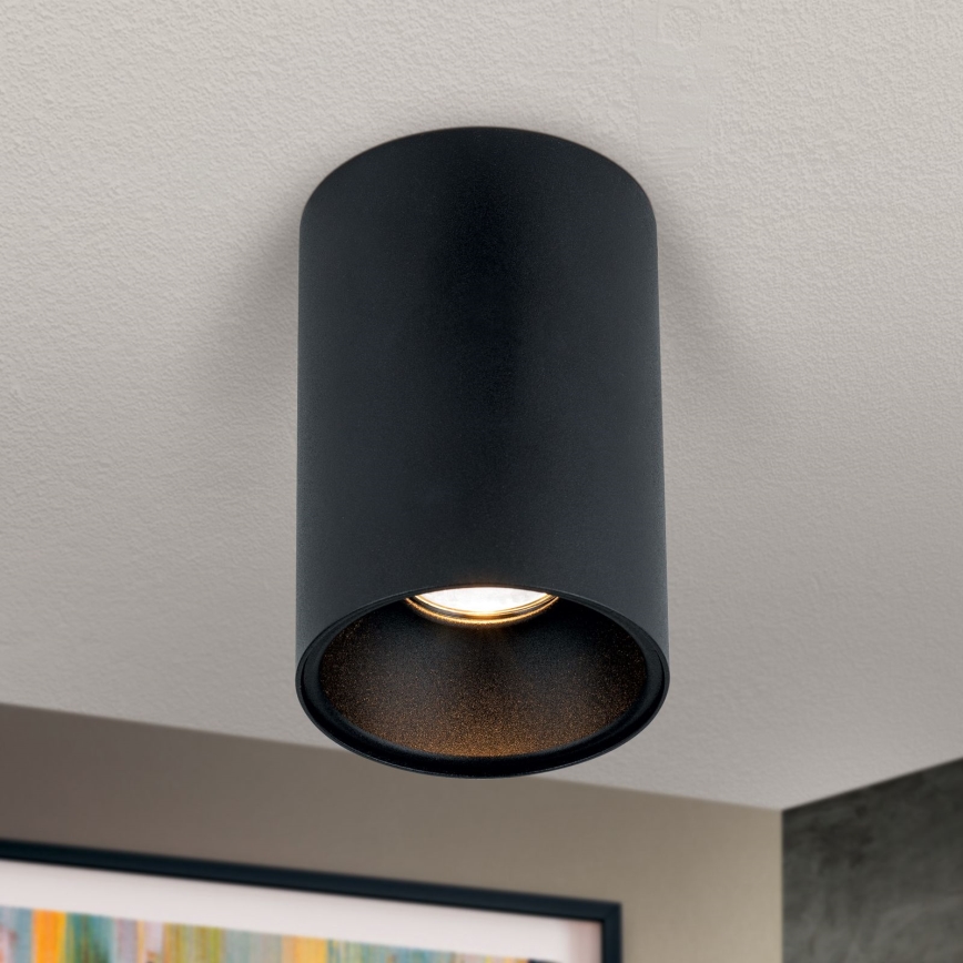 Suunatav laevalgusti STARLIGHT 1xGU10/50W/230V must/kuldne