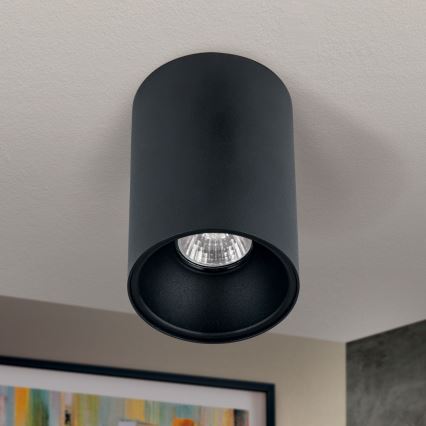 Suunatav laevalgusti STARLIGHT 1xGU10/50W/230V must/kuldne