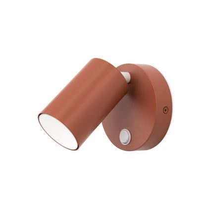 seinale kinnitatav suunavalgusti PENN 1xGU10/13W/230V telliskivapunane