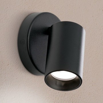 Orion - seinale paigaldatav suunavalgusti SEAN 1xGU10/13W/230V must