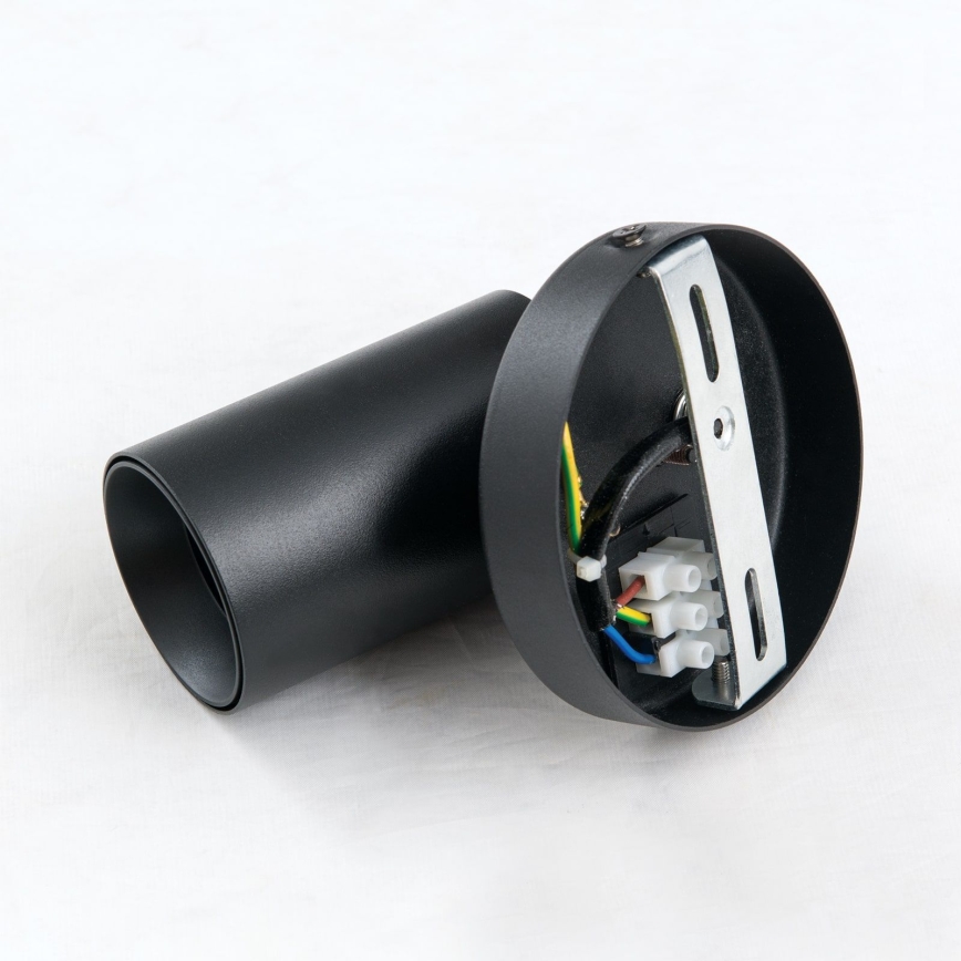 Orion - seinale paigaldatav suunavalgusti SEAN 1xGU10/13W/230V must