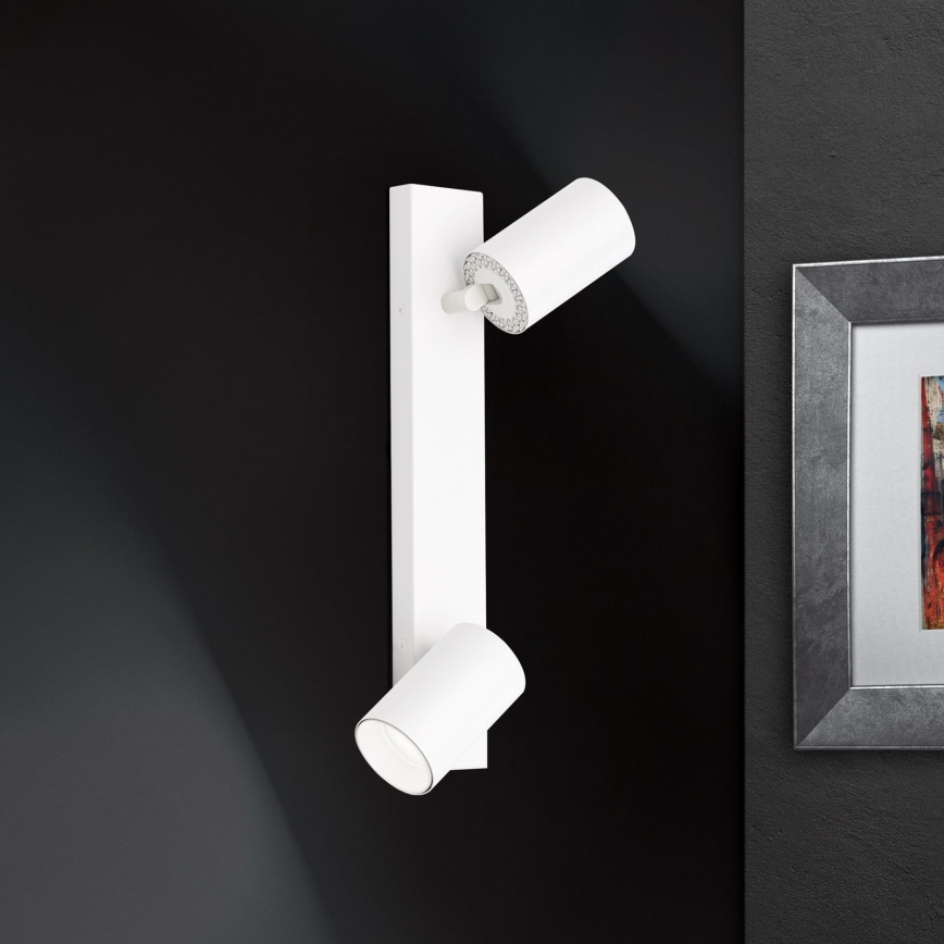 Seinale paigaldatav suunavalgusti SEAN 2xGU10/13W/230V valge