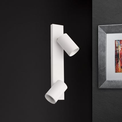 Seinale paigaldatav suunavalgusti SEAN 2xGU10/13W/230V valge