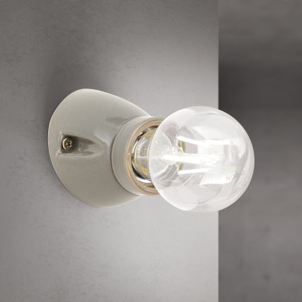 Seinavalgusti FROST 1xE27/60W/230V hall