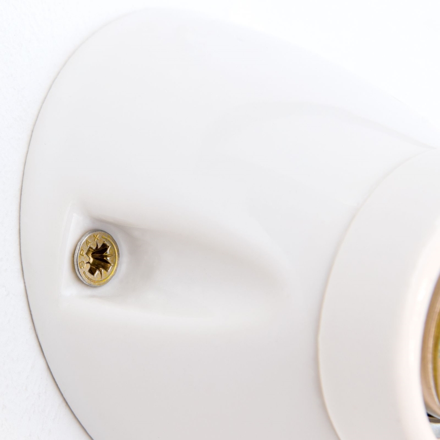 Seinavalgusti FROST 1xE27/60W/230V valge