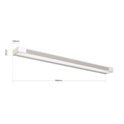 LED Peeglivalgustus vannituppa MARILYN LED/24W/230V 90 cm IP44 valge