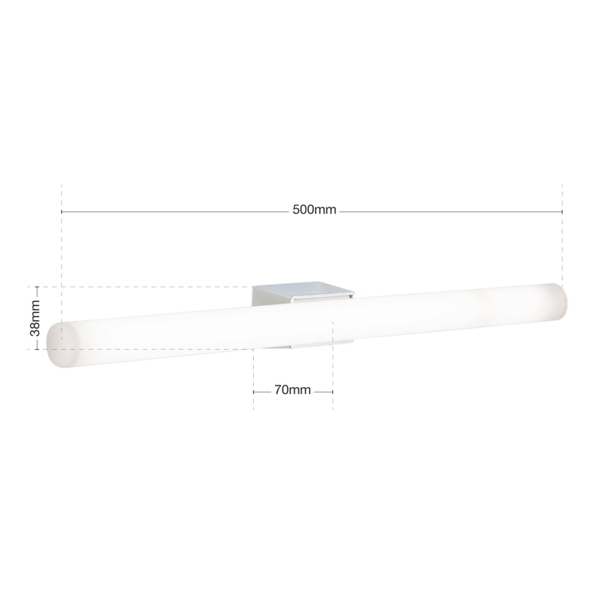 LED Seinavalgusti VISAGIST 1xS14d/8W/230V valge