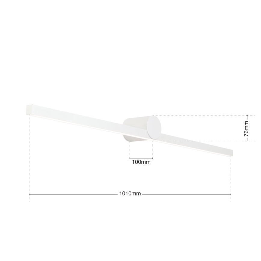 LED Peeglivalgustus vannituppa BEAUTY LED/24W/230V 101 cm IP54 valge