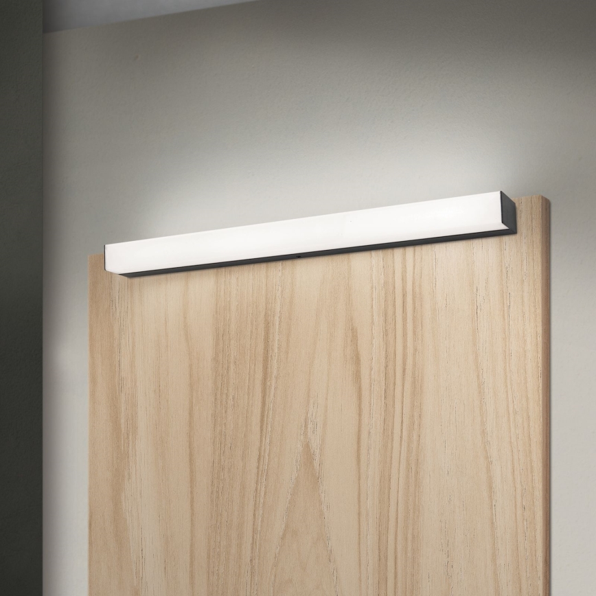 LED Peeglivalgustus vannituppa HORIZON LED/12W/230V 3000/4000K 60 cm IP44 must